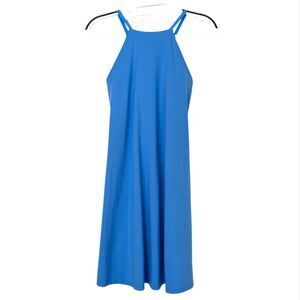 Madewell MWL Flex‎ Fitness Dress Small Oasis Blue Pickleball Tennis Preppy